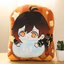 Gối búp bê tác động sang trọng Genshin với bông Pp lấp đầy cho người hâm mộ trang trí sưu tập