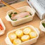 Hộp đựng vuông bằng nhựa thực phẩm có nắp đậy an toàn cho lò vi sóng cho bữa ăn