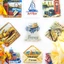 Nhãn dán từ tính mũ cao của French Baker