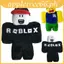 Sang Trọng 30cm Roblox Classic Mềm Nhồi Bông Có Thể Tháo Rời Roblox Mũ Trẻ Em Xmas
