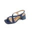 Giày Sandal Nữ Quai Quai Dày Gót Tròn Mùa Hè Nữ Giày Nữ Phong Cách Retro La Mã Thanh Lịch