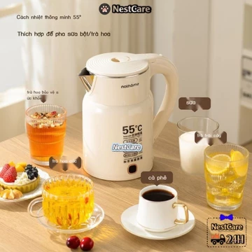 Ấm đun nước nóng ấm siêu tốc gia đình bền ấm siêu tốc ấm siêu tốc inox ấm siêu tốc tự động ngắt và