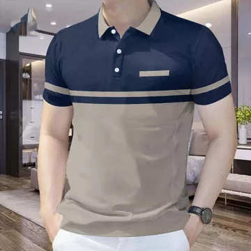 Áo Polo Nam Cho Nam Quần Áo Thể Thao Phong Cách Áo Sơ Mi Polo Quần Áo Áo Áo Sơ Mi Polo Dân Tộc Oversize Họa Tiết Retro Ngoài Trời Dạo Phố 47a