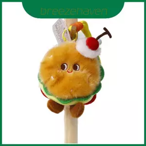 Búp bê sang trọng hình bánh vui nhộn với vải cọc ngắn để trang trí phòng ngủ hoặc giờ chơi