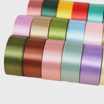 Một LOVABLE 4cm Ruy Băng Cuộn Satin Ruy Băng Bán Buôn Vải Băng Thủ Công Quà Tặng Ruy Băng Satin Cho Nơ Nhân Tạo DIY Appare