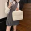 Túi xách Pu hợp thời trang với dây đeo kép và túi dây kéo bên trong cho bảo hộ lao động và thông thường
