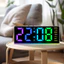 Đồng hồ nhỏ gọn điện tử có đèn và lịch Rgb cho chức năng đầu giường
