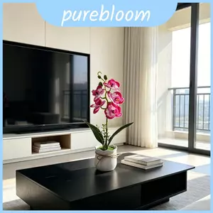 Cây xanh bướm giả phong lan có chất liệu mềm để trang trí tiệc Sử dụng trong nhà và