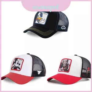 Mũ bóng chày thêu chuột Mickey có lưới thoáng khí cho các hoạt động ngoài trời mùa hè
