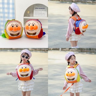 Ba lô Anpanman Kids có họa tiết hoạt hình và chất liệu thoáng khí để sử dụng hàng ngày