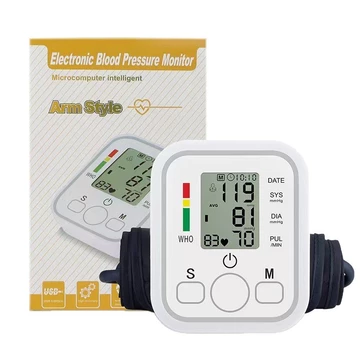 Máy đo huyết áp tự động dụng cụ đo huyết áp thông minh xuất khẩu tonometry cánh tay trên nhà sản xu