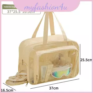 Túi chống nước du lịch vệ sinh có thiết kế dây kéo cho kỳ nghỉ và sử dụng phòng tập thể dục