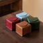 Sang Trọng Lớn Đơn Cốc Jianzhan Cốc Bảo Quản Hộp Da Ánh Sáng Sang Trọng Trà Ấm Trà Bao Bát Trà Bộ Gốm Tím Cát Quà Tặng