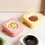 Macaron Giá Trị Cao UFO Mèo Bát Gốm Bát Thực Phẩm Cho Mèo Bát Cơm Sắt Khung Cổ Hỗ Trợ Giá Đỡ Cho Chó Bát Thức Ăn Cho Chó Bát Cho Chó