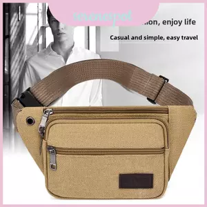Gói thắt lưng nam thông thường có vải Canvas hạng nặng để sử dụng hàng ngày và phiêu lưu ngoài trời