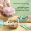 Hộp đựng thực phẩm hai lớp có thiết kế bằng sáng chế cho gia đình ngoài trời và sử dụng