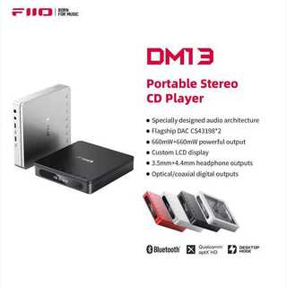 Máy nghe nhạc CD di động đa năng FiiO DM13 với pin lâu dài