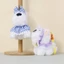 Đồ chơi chó sang trọng thủ công ngắn có sợi Polyester cho trẻ em và người sưu tập