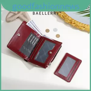 Ví Thời Trang Baellerry Dành Cho Nữ Với Chất Liệu Sáp Dầu Và Anime Dễ Thương Minh Họa Để Mang Theo Hàng Ngày