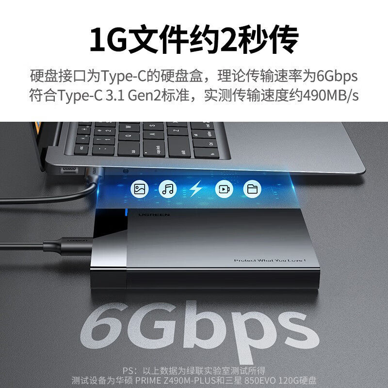 UGREEN ( 🍎) Vỏ ổ cứng SATA 2,5 inch Micro (Cáp có thể tháo rời) Chiều ...
