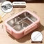 Hộp cơm trưa Bento bền an toàn cho lò vi sóng với các bộ phận tách biệt cho công việc và trường học