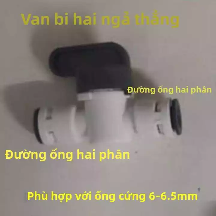 Đầu chuyển đổi máy lọc nước, 4 phân sang 2 3 phân, cút nối, chữ T, thẳng, ba ngả, van bi, phụ kiện nối nhanh.