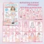 Paper Girl Handmade Dress Up Sticker Album Dành Cho Trẻ Em Cảnh Sáng Tạo Thủ Công Chơi Và