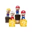 Mô hình nhựa Pvc Mario thu nhỏ có đế để trang trí nội thất chơi game và