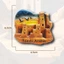 Nhãn dán từ tính thành phố cổ Ả Rập Saudi