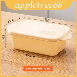 Hộp đựng vuông bằng nhựa thực phẩm có nắp đậy an toàn cho lò vi sóng cho bữa ăn