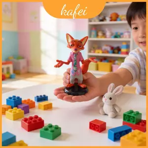 2 Bộ sưu tập nhân vật Pvc Zootopia với màu sắc tươi sáng để trưng bày sáng tạo Chơi và