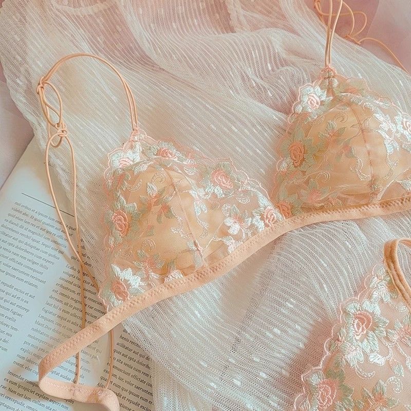 SIÊU ĐẸP - ÁO BRA SATIN VIỀN REN SIÊU ĐẸP