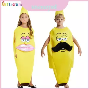 Váy chuối Halloween bằng vải Polyester dành cho người lớn Người lớn Thanh thiếu niên tham gia và