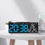 Đồng hồ Led hiện đại đơn giản có nhiệt độ và ngày tháng cho văn phòng gia đình hoặc phòng ngủ