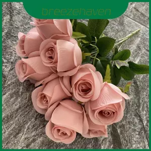 Hoa hồng 9head Dreamy Buds Hoa tổng hợp để trang trí phòng khách và sử dụng chống đỡ ảnh
