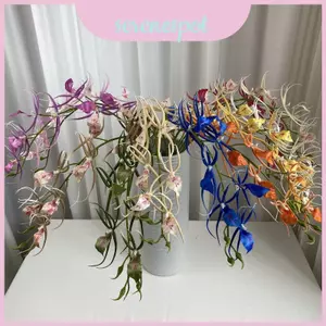 Chim Dài Ngàn Hoa Lụa Hoa Lan Cho Lễ Kỷ Niệm Đám Cưới Chống Đỡ Chụp Ảnh Và