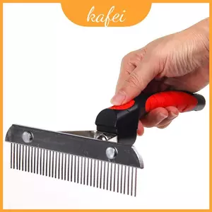 Bàn chải tóc cho chó lớn có điều khiển gỡ rối và rụng tóc để chải lông tại nhà