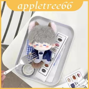 Deepspace And Love Búp bê sang trọng hình mèo đáng yêu 10cm có đuôi cố định dành cho người hâm mộ