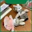 Bunny Đồ trang trí sang trọng quyến rũ với bông Pp để trang trí phòng và