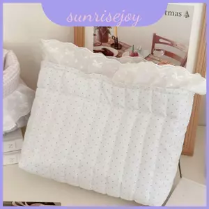 Giỏ đựng đồ sảng khoái phong cách Cotton có họa tiết in cho phòng ký túc xá và bàn học