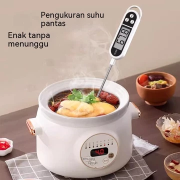 Nhiệt Kế Thực Phẩm Độ Chính Xác Cao Nhiệt Độ Nước Nhiệt Độ Dầu Nhiệt Độ Sữa Đo Nhiệt Độ Nhà Bếp Nướng Điện Tử Thăm Dò Nhiệt Kế