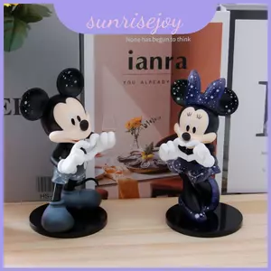 Cặp đôi Minnie Mickey Pvc nhân vật đám cưới cho lễ kỷ niệm hôn nhân