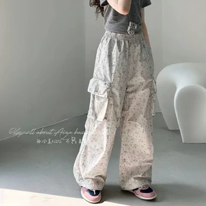 Hoa Bé Gái Quần Công Sở Mùa Xuân Và Mùa Hè Quần Trẻ Em Thường Ngày Quần Mới Mùa Hè Cho Bé Gái
