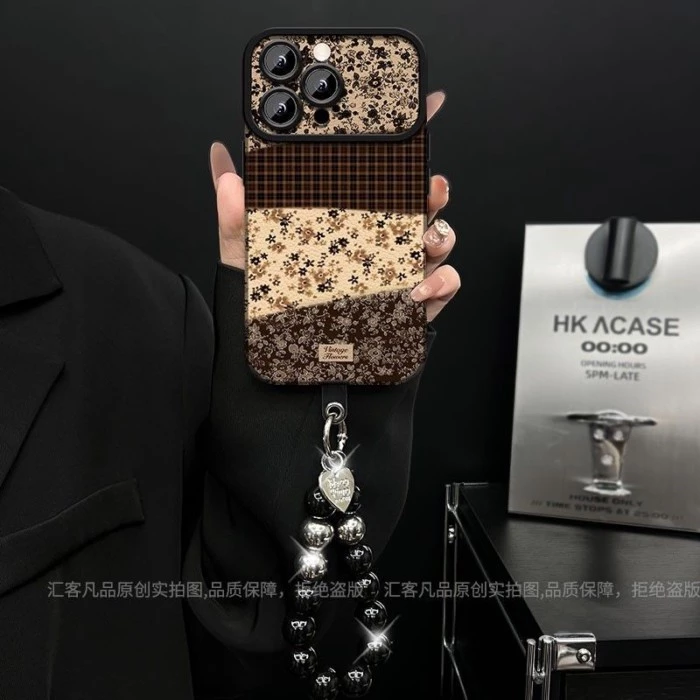 [Phụ kiện điện thoại di động Vỏ điện thoại] Vỏ điện thoại Apple 17 hoa nhỏ iPhone16ProMax Vỏ điện thoại 12Pro / 11 Vỏ mềm cao cấp Nữ
