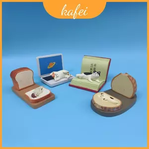 Giá đỡ hình thức ăn bằng nhựa điện thoại với thiết kế bánh mì nướng dễ thương để làm quà tặng và trang trí