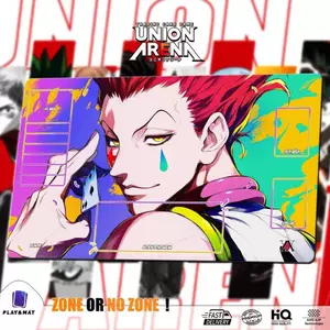Thảm chơi Union ARENA TCG | 24x14 "(60 * 35cm) | HxH6 - Hunter X Hunter | Bàn di chuột chiến đấu thẻ trò chơi Anime được khâu