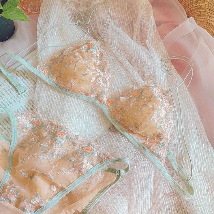 SIÊU ĐẸP - ÁO BRA SATIN VIỀN REN SIÊU ĐẸP