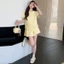 Bộ đồ bà bầu thường ngày mùa hè , bộ hai mảnh áo dây rút tay ngắn thời trang và hợp thời trang