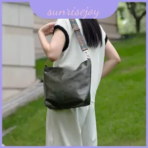 Túi Tote nữ cỡ lớn đơn giản phong cách đeo chéo với chi tiết khâu hàng ngày để sử dụng