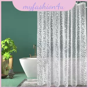 Rèm tắm Peva phòng tắm chống nước với thiết kế họa tiết sỏi 3d cho phòng tắm bầu không khí trong lành